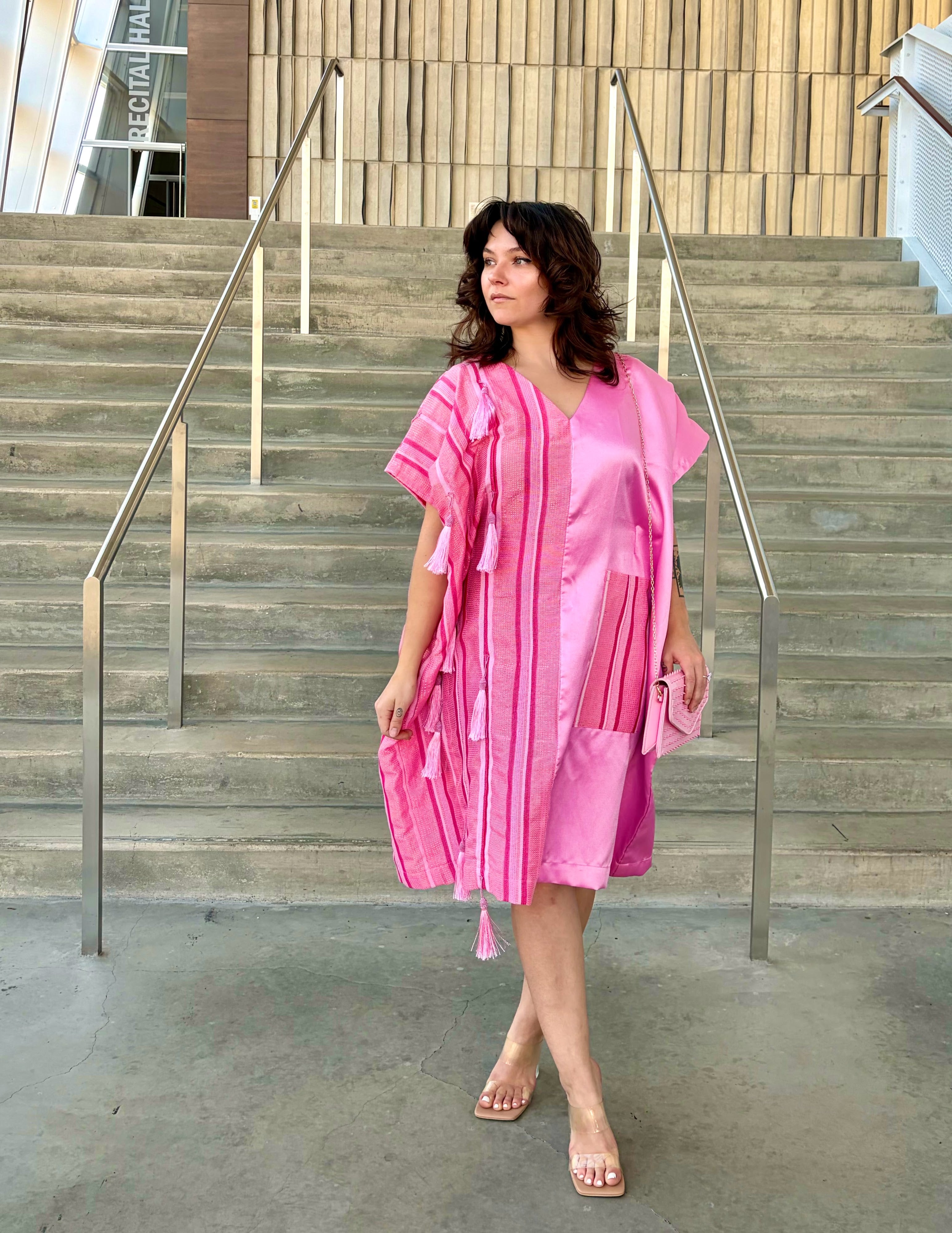 Mikado dress ( Pink)