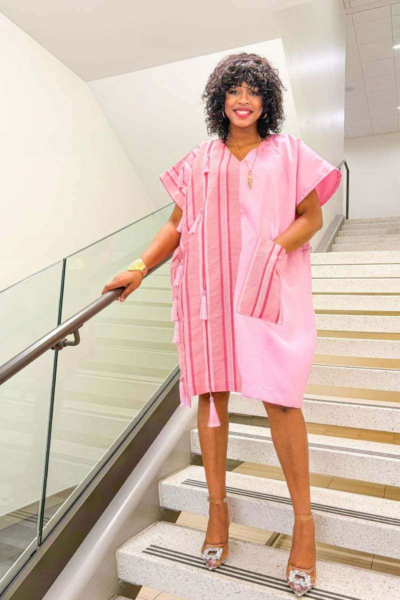 Mikado dress ( Pink)