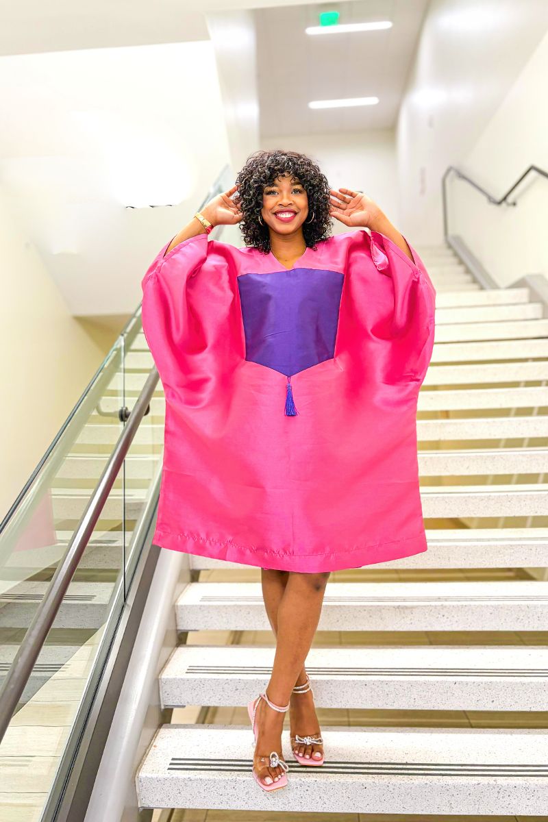 Mikado dress (PINK /Purple)