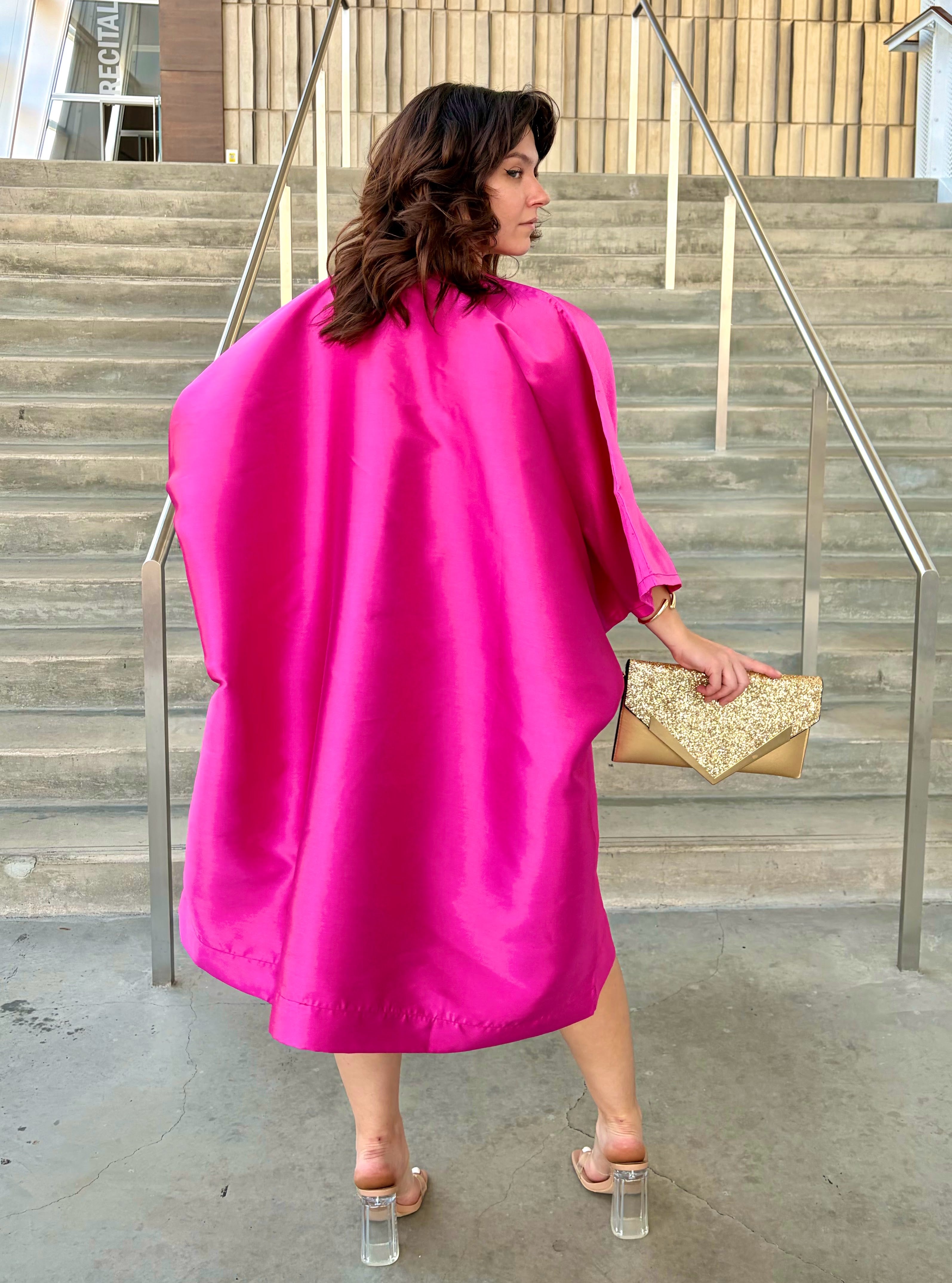 Mikado dress (PINK /Purple)