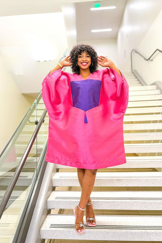 Mikado dress (PINK /Purple)