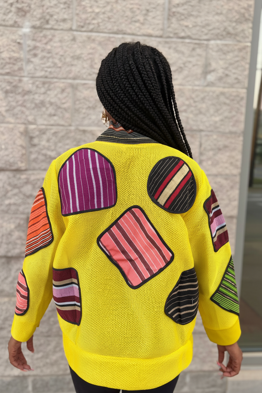 Afro Fusion Jacket - Back Portrait