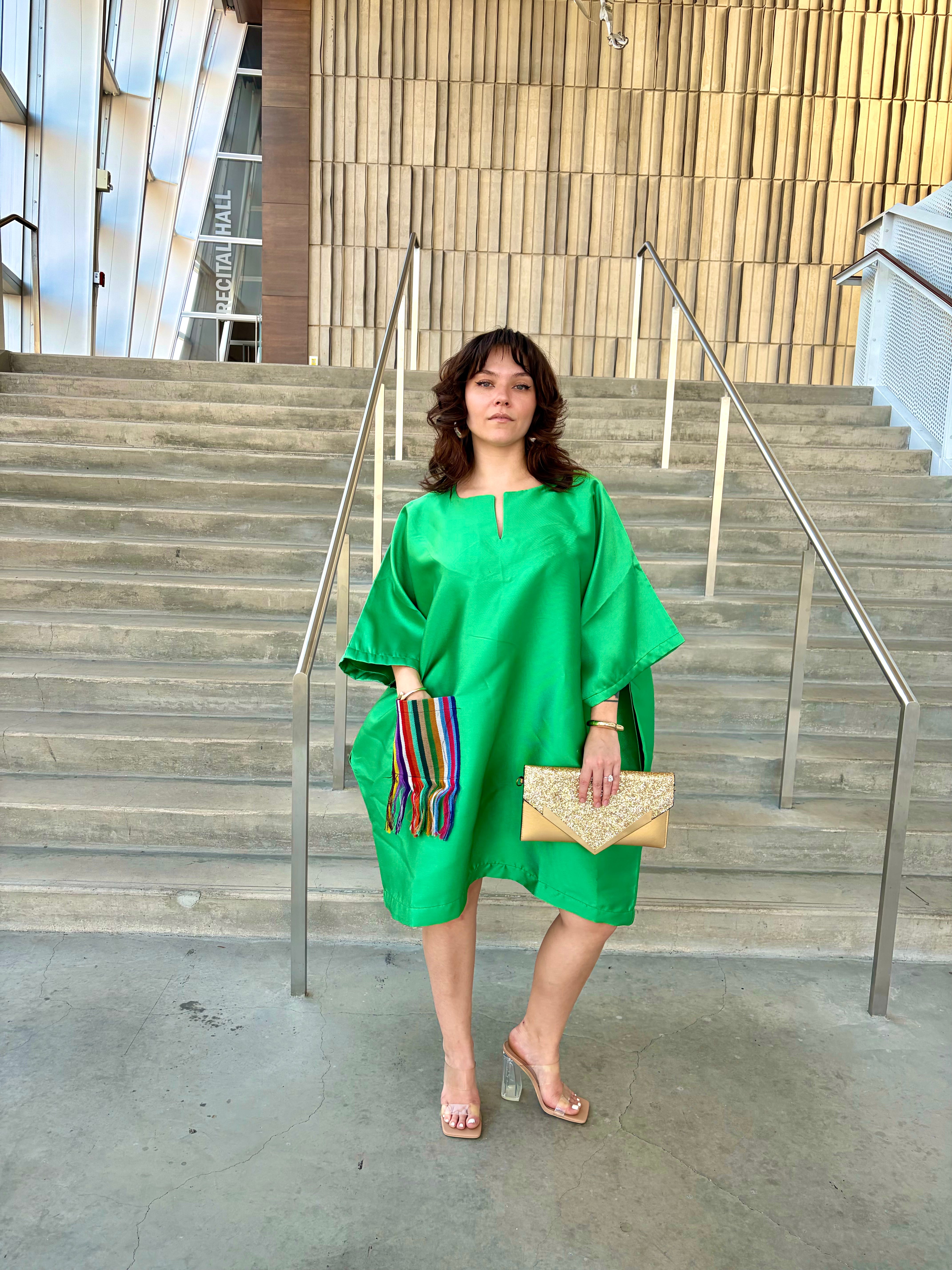 Mikado dress (Light Green )